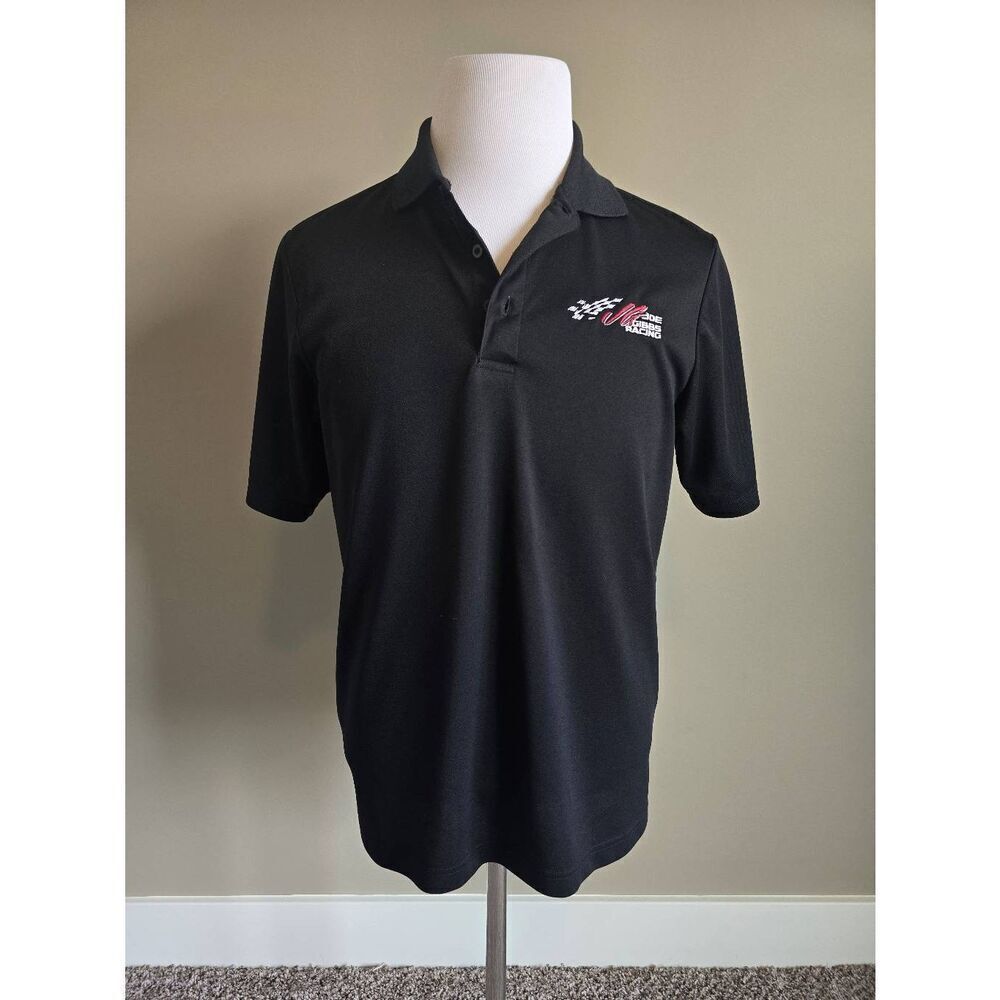 Core 365 Joe Gibbs Racing Polo Sz M Black